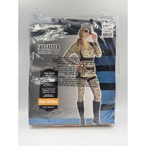 Skyfaller Costume Adult Women's Medium Comes With Hat, Jumpsuit, & Harness
